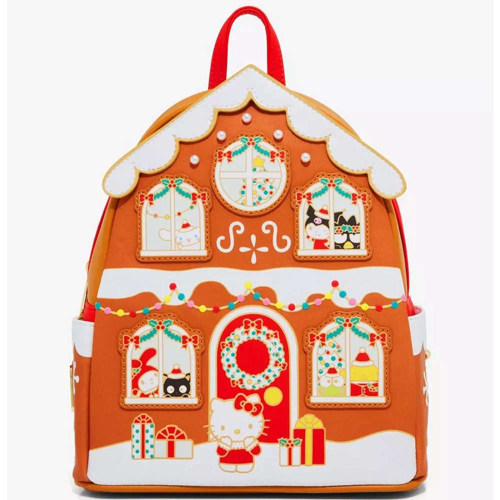 Limited Edition Sanrio Gingerbread House Loungefly